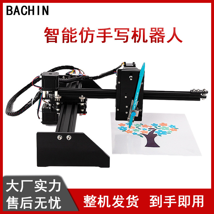 BACHIN 8,000 E.I.D. mapping robots with handwritten laser engravings.