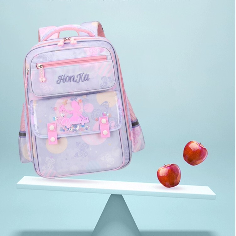 Hong Jia super-light shoulder backpacks for water-smoked children ' s fashion packs for boys and girls in grades 1-6 of elementary school