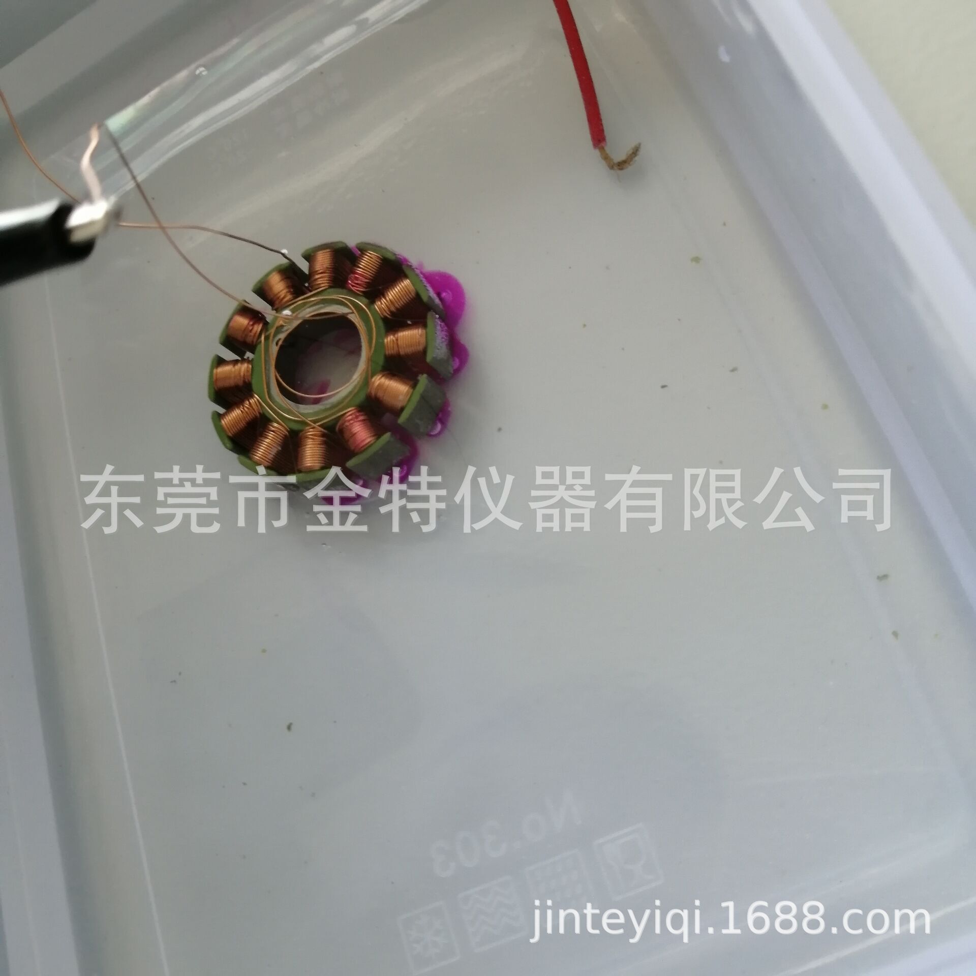 现货直销台湾金钜漆包线盐水针孔试验机JJ-520A漆包线电性能仪