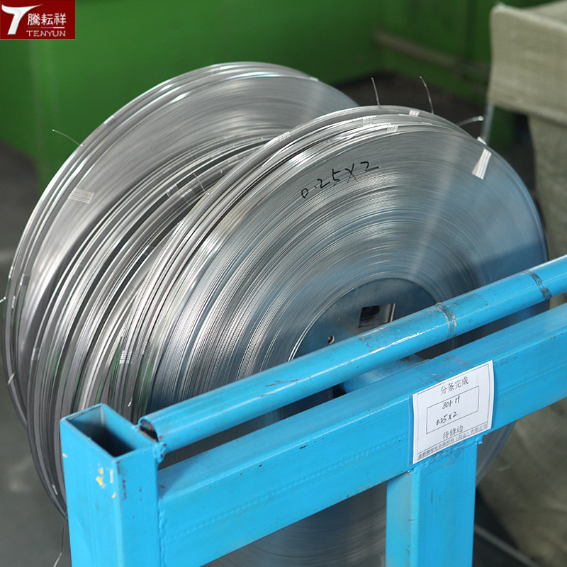 The plant supplies stainless steel edge steel belts.