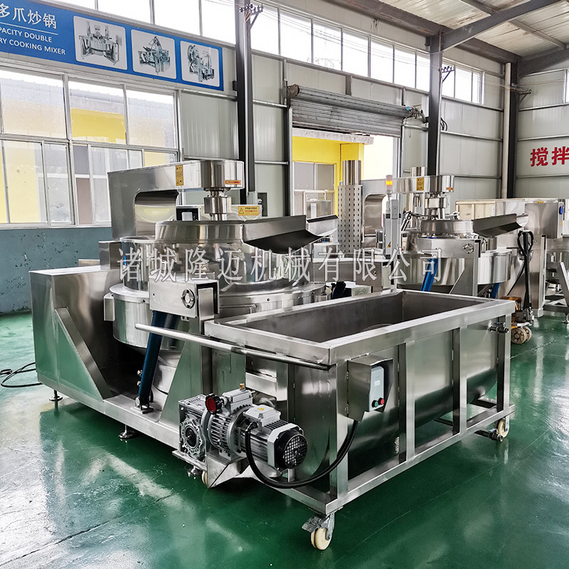 Một cái chảo lớn, một cái chảo 6 cái, một cái nồi nóng, một hỗn hợp nước sốt cay.