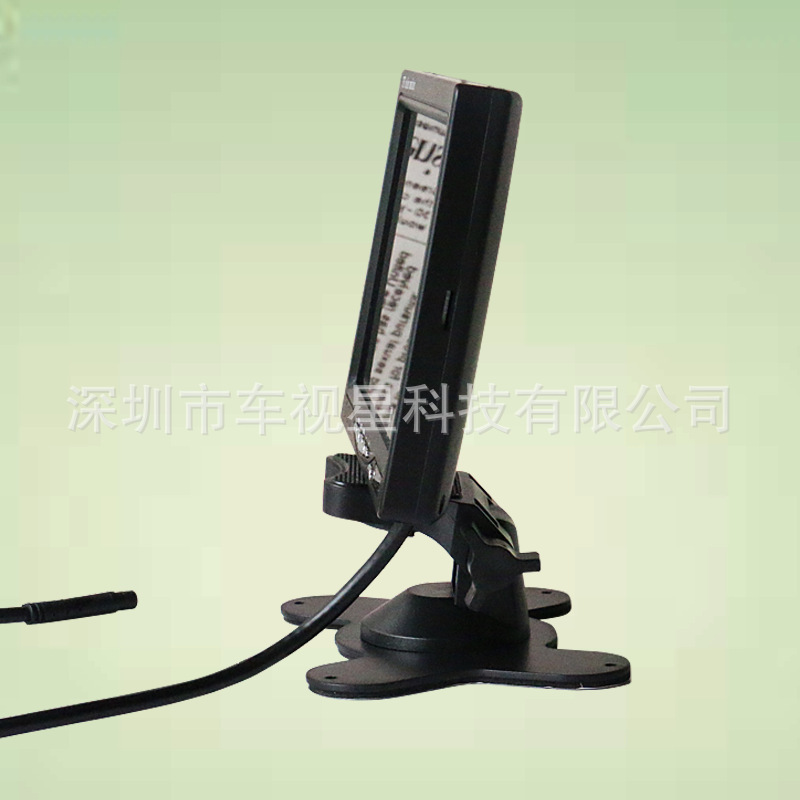 7寸车载支架两路航空接口高清800X480显示器工厂直销