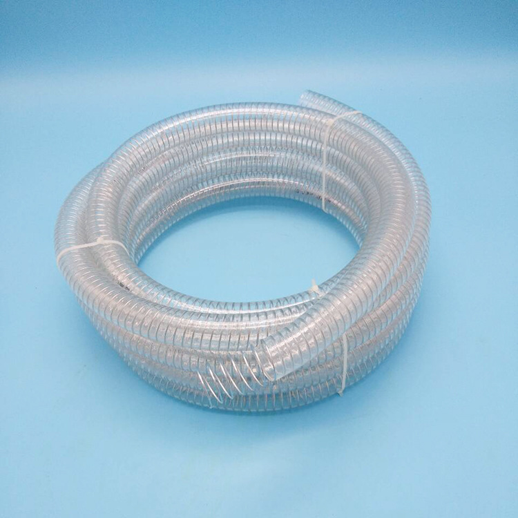 High-temperature-resistant steel wires, high-pressure-heavy steel pipes, high-pressure pvc pipelines, transparent steel hoses.