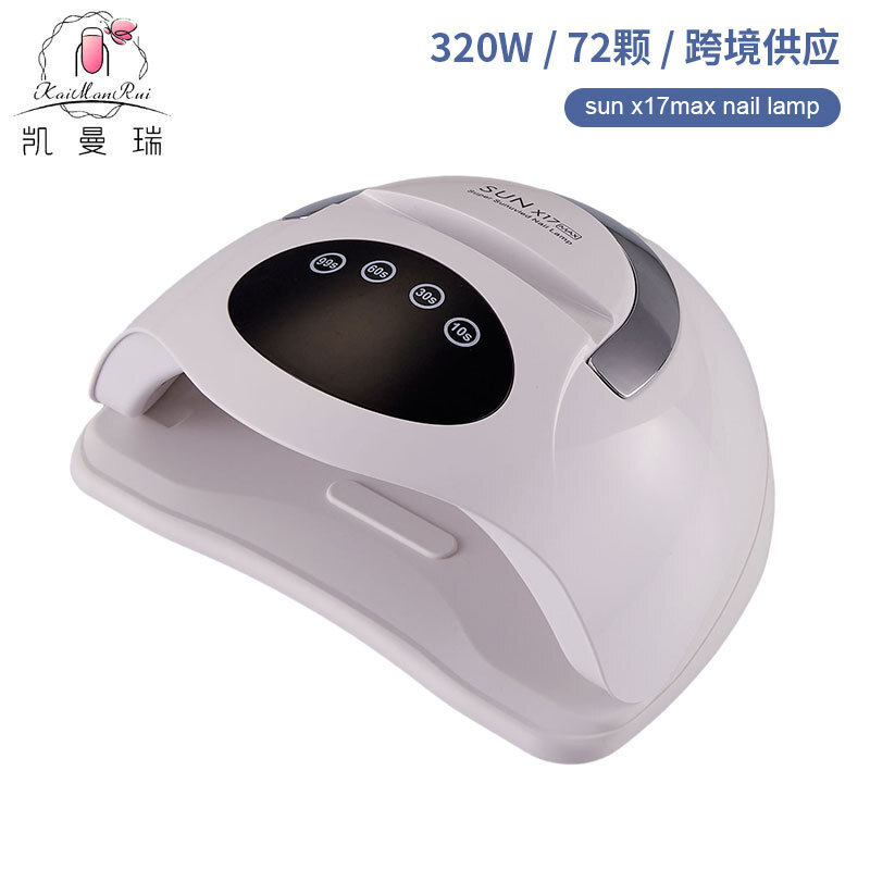 Cross-border thermal sale of red and nail lamps, high-power non-black-hand dry light LED double-lighted kerosene baking lamps