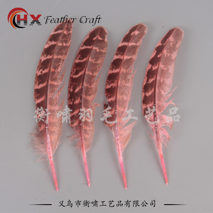 Supply, high-quality chicken nest, 10-15 cm, colored pheasant feathers, natural feather wholesale.