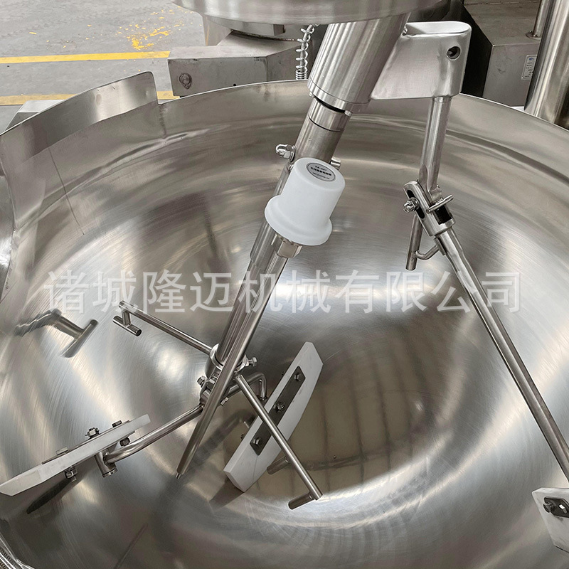 全自动大型食堂炒菜机器 食堂自动炒菜机 高粘度行星搅拌炒锅