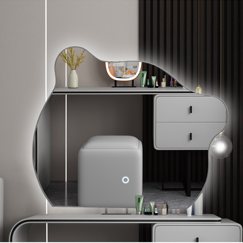 Ins mirror bathroom mirrors smart mirrors glowing dresser makeup mirrors blast-proof comb wall with walled walls