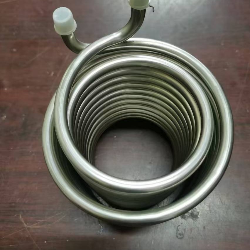 Supply of a single layer of stainless steel spiral evaporation unit, pure water refrigeration evaporation unit, high temperature drink evaporation unit