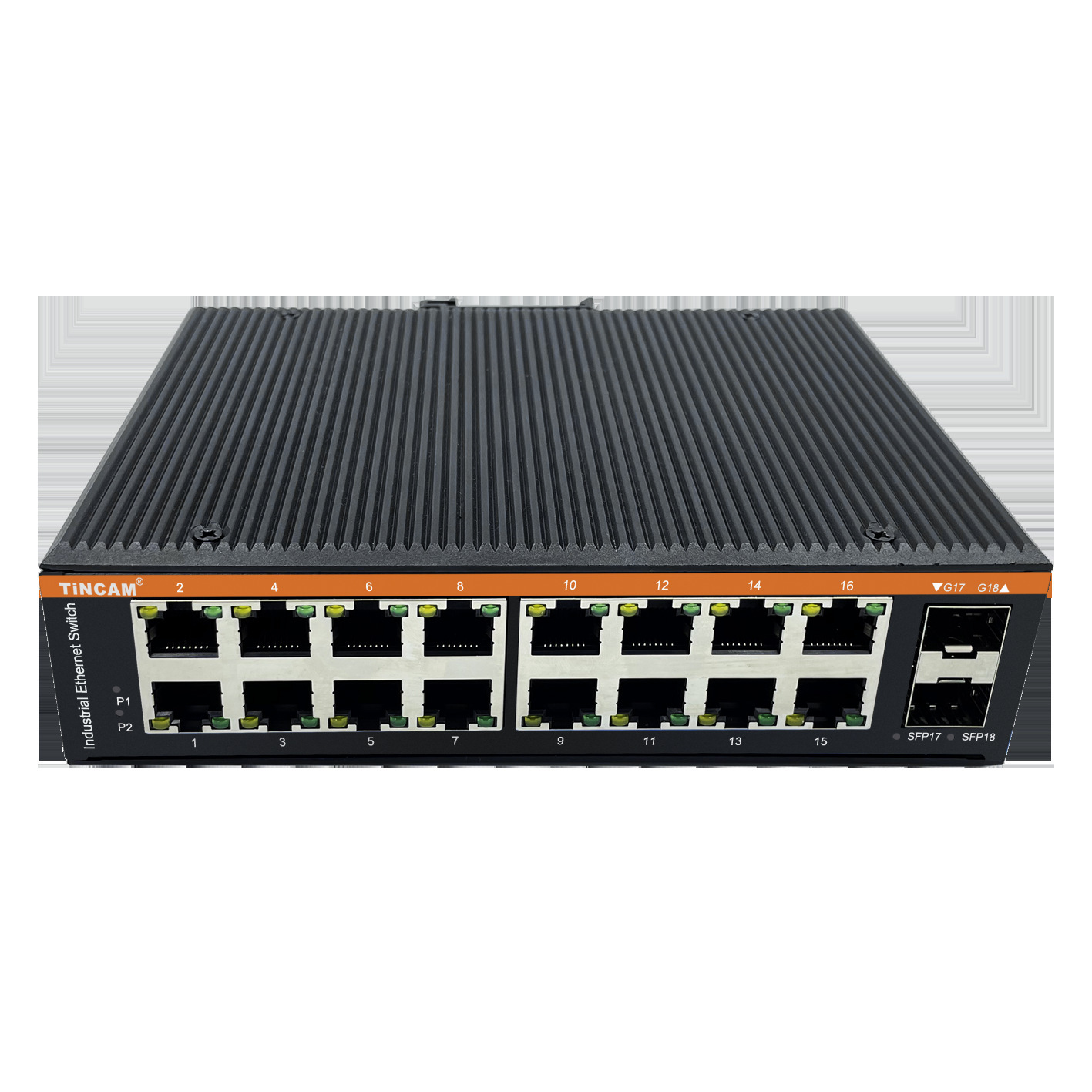 Gg2-ray 16 electro-industrial fibre-optic exchange surveillance and security network switches