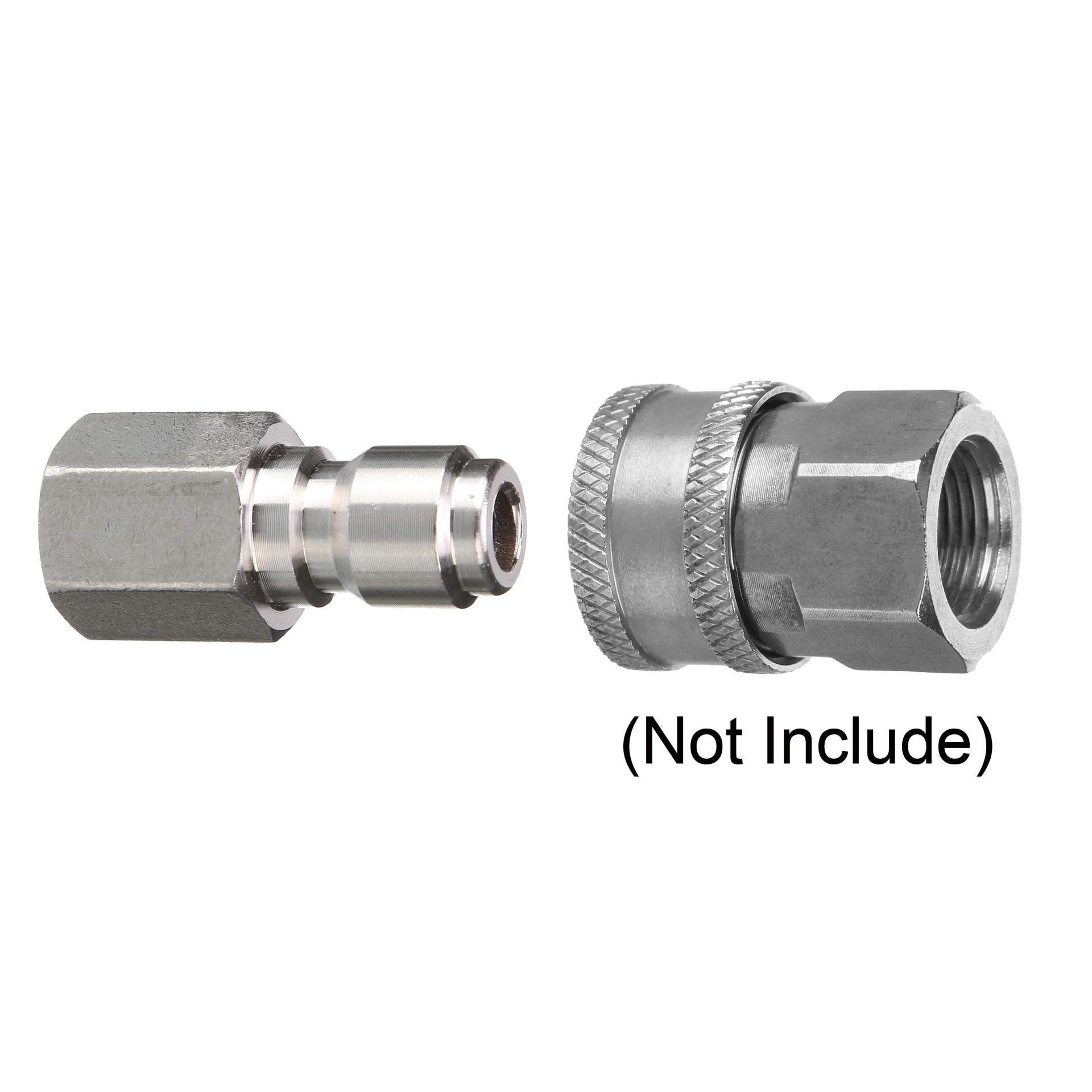 Sắp xếp qua áp suất cao xe rửa nhanh 1/4 inch NPT sợi dây thép 5000 PSI thép không gỉ