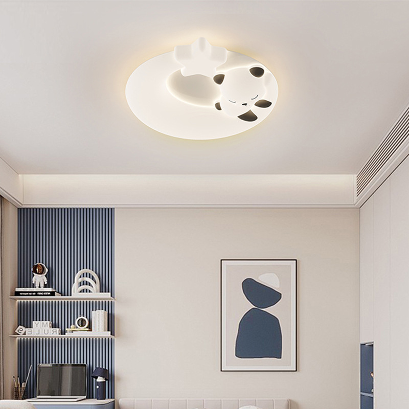 Cartoon butter-jelling toplights, modern, simple eye-protecting children's bedroom lights, creative new channels.