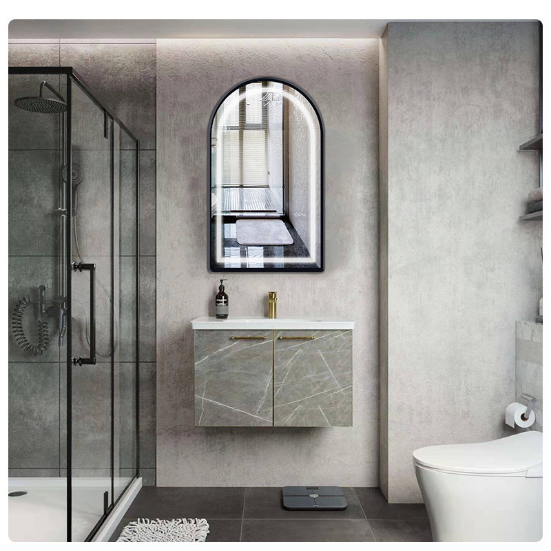 Customize aluminum aluminum touch luminum with a three-colored, three-soft smart-proof bathroom mirror.