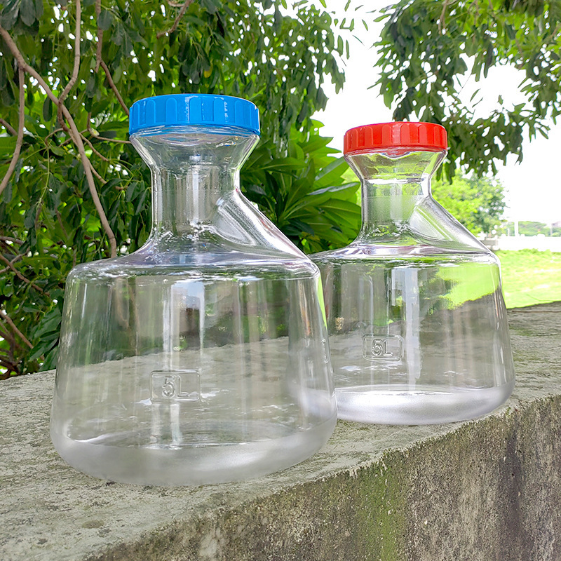 큰 수용량 혈관, 세포 배양, 가스/sealed 모자 5L의 편평한 지면 혈관, 세포 배양.