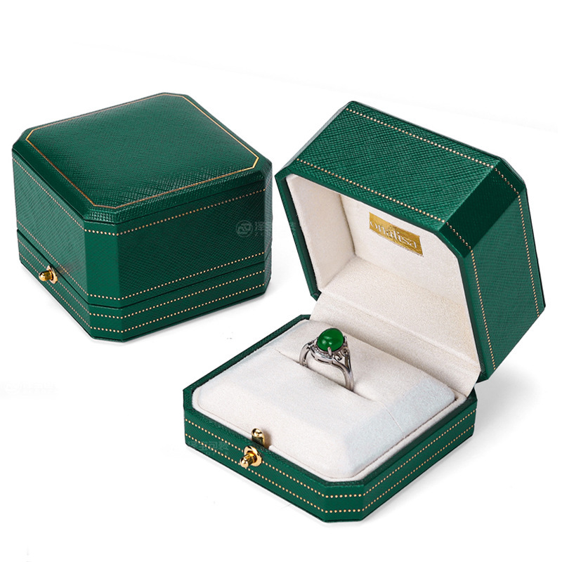 High-quality E.P.P. Box with an eight-angled ring box to propose a necklace jewellery box customised.