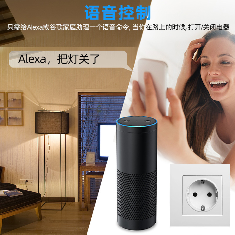 16A 20A WiFi voice control timer timer power plug.