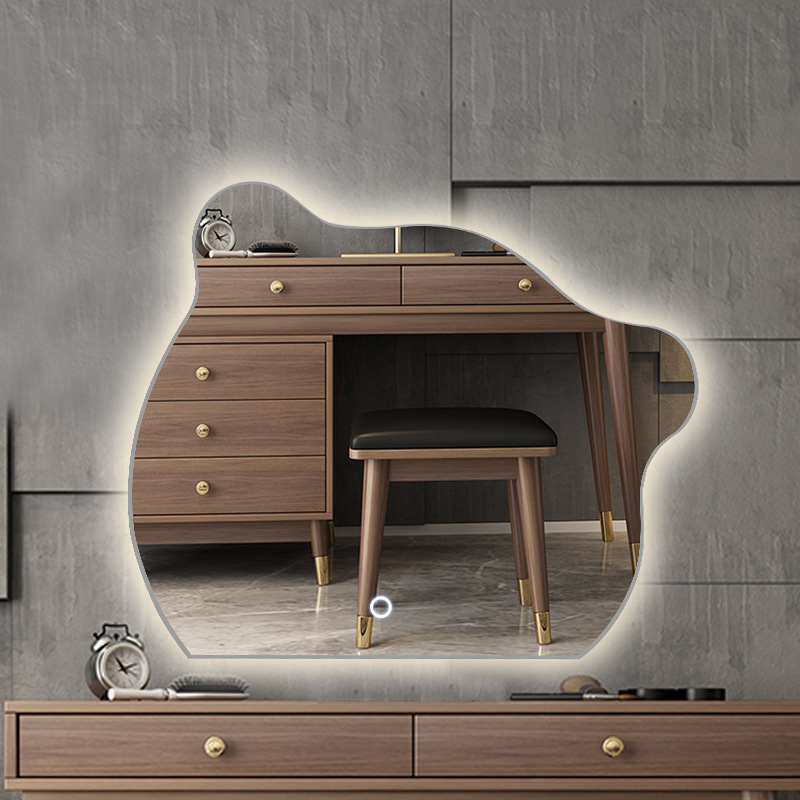 Ins mirror bathroom mirrors smart mirrors glowing dresser makeup mirrors blast-proof comb wall with walled walls