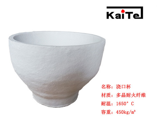 Aluminium silicate resistance to high-temperature water cups.