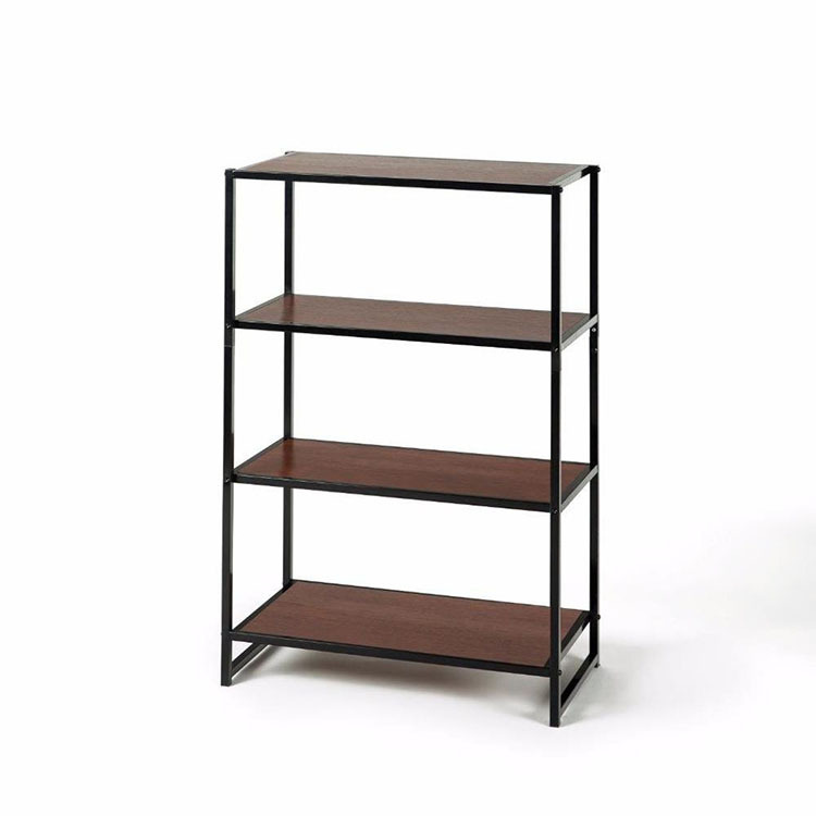 The simple living room, four floors of home-based iron storage shelf, supplied by the manufacturer.