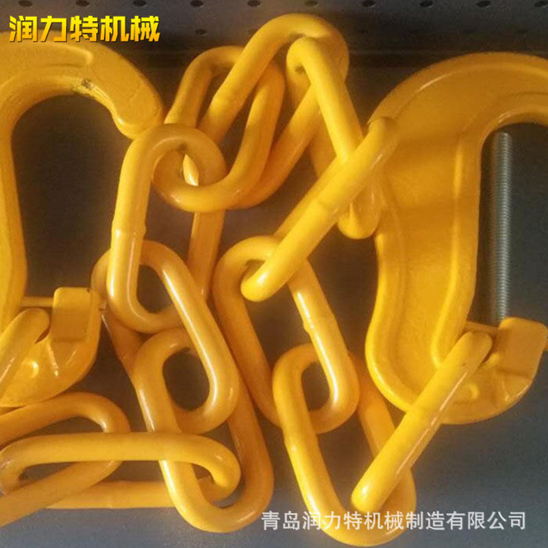 Container chaining, ship chaining, cross-arms hooks, cargo chain zipper, firmer.