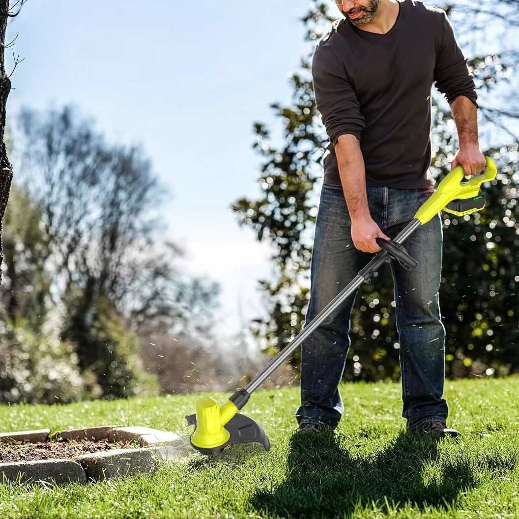 Lithium lawn mowers can be removed from the garden mower with batteries