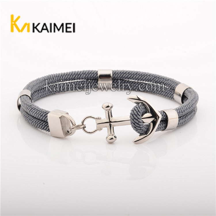 European-American fashion line, wholesale, high-quality stainless steel ship anchoring the Milan Line men climbing the mountain chain.