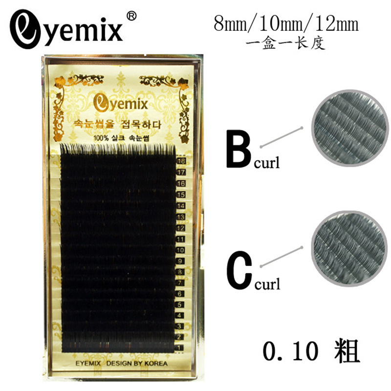 BC 8mm / 10mm / 12mm 핸드 헬드 거짓 속눈썹의 18 행 도매