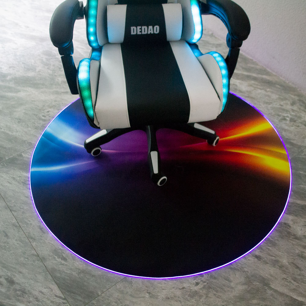 RGB luminous play pads, USB interfaces, electric rolling chair floor protection pads, skit protection.