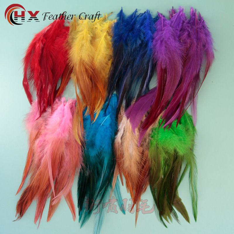 100 pieces of DIY sleepnet fittings for colored feathered, hairy, hairy, hand-coated wears.