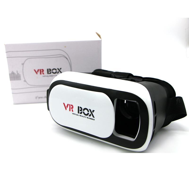 跨境爆款VR-BOX眼鏡二代頭戴式手機3D影院智能遊戲虛擬現實vr眼鏡