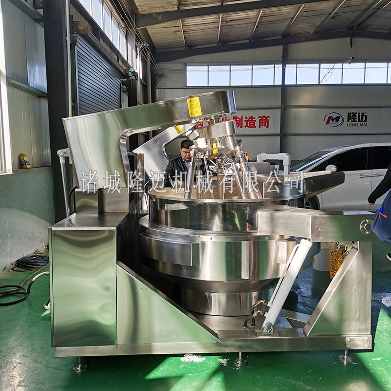 Các hành tinh tự động trộn các chảo chiên, trộn nước sốt nóng, máy chuẩn bị mứt.