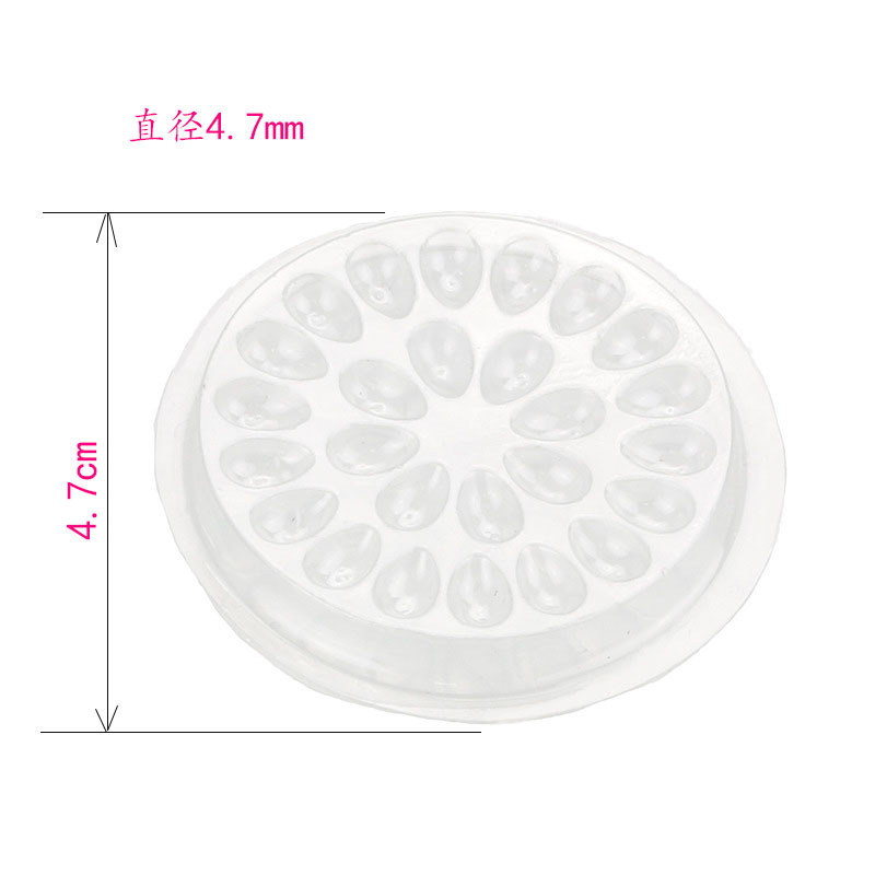 속눈썹을위한 창조적 인 돈 pvc 재배 가짜 속눈썹 피부와 플라스틱 자수.