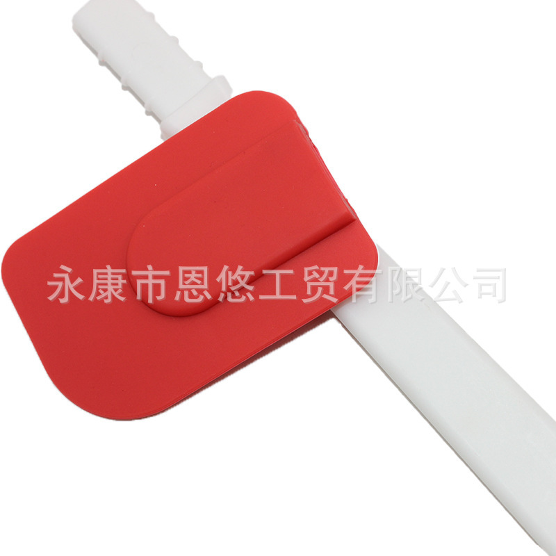 專業供應紅色硅膠刮刀 白色塑料手柄 烘焙專用硅膠刮刀