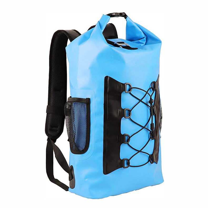 25L 야영 바닷가 PVC waterbag 로고 주문 접히는 편류 부대