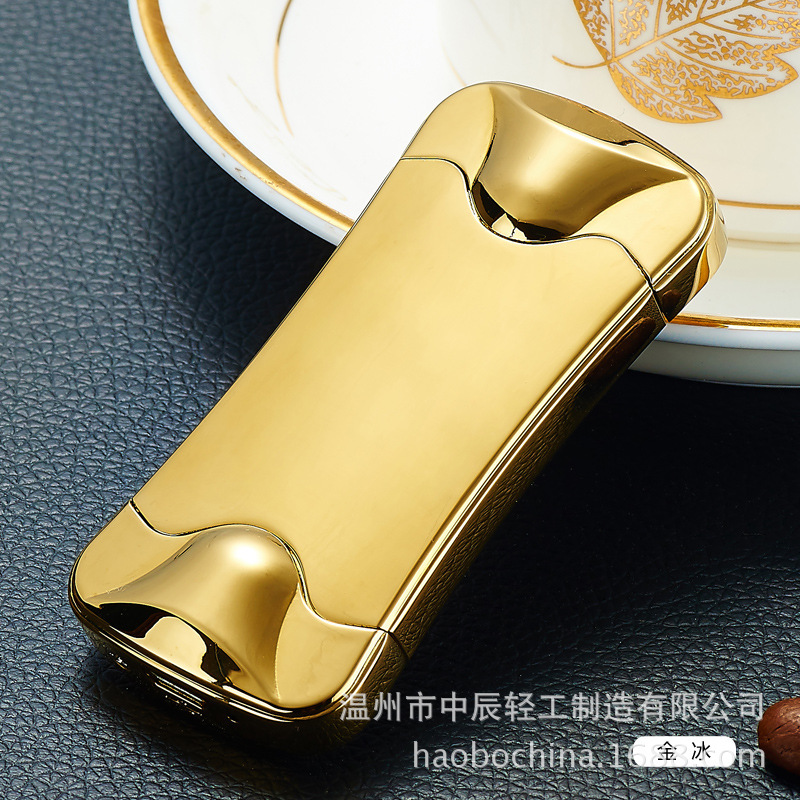 批发ZCB101智能重力感应开关USB充电电子点烟器摇一摇瞬间