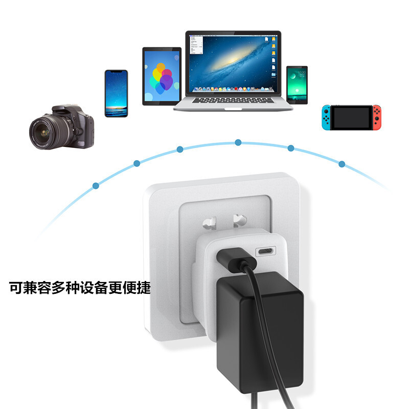 欧洲旅行插头适配器 欧规转美规AC式墙国际全球通插座亚马逊新款