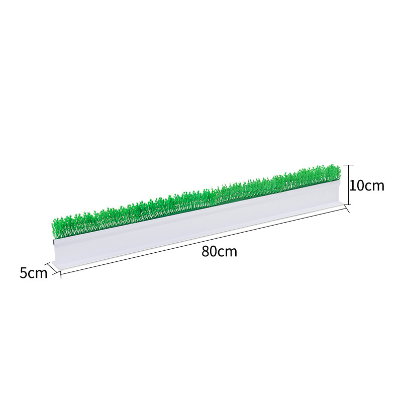 超市仿真草生鲜隔断装饰草冷风柜水果分隔草猪肉托盘分隔栏