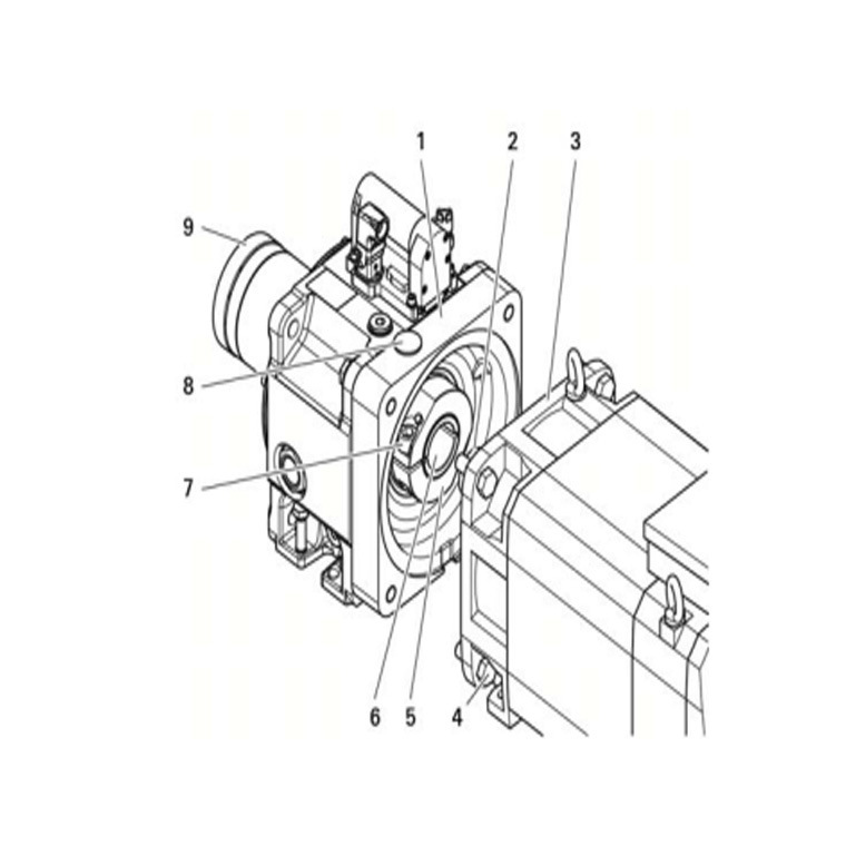 Đức ZF Hoàn nguyên GFAB 118 T4 Vận chuyển hàng không với bao bì bằng gỗ