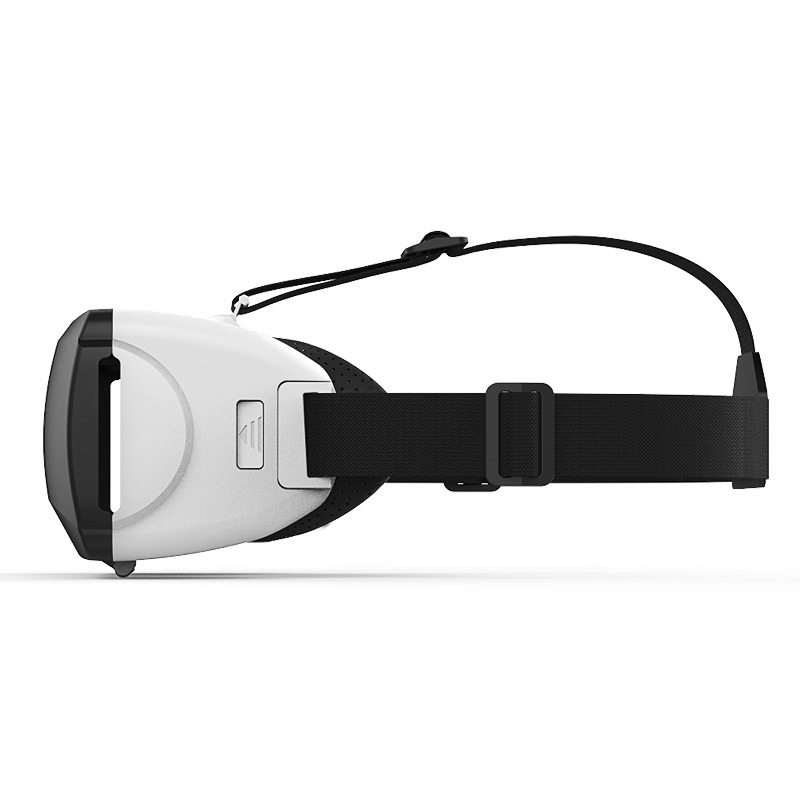 The manufacturer wears digital glasses on the head of the vr glasses 3d virtual game for the G06 phone.