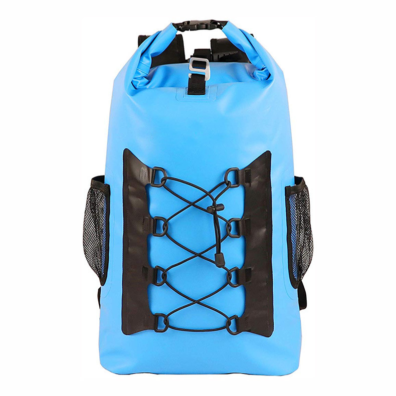 25L 야영 바닷가 PVC waterbag 로고 주문 접히는 편류 부대