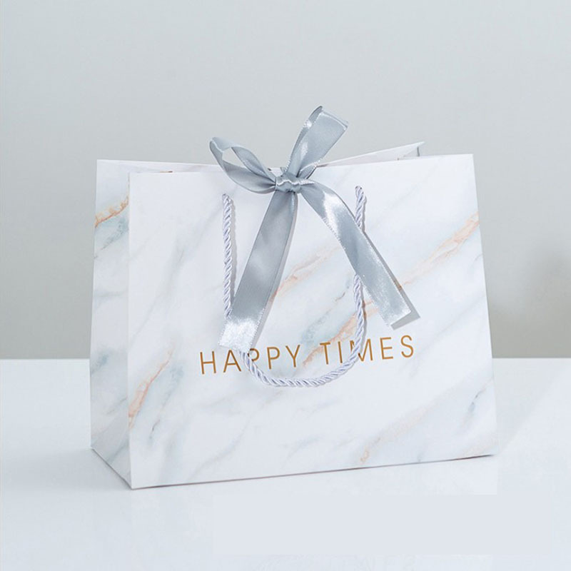 Túi đựng giấy tùy chỉnh, túi xách cho gói quà tặng, quần áo dày, túi đựng dây chuyền cẩm thạch.