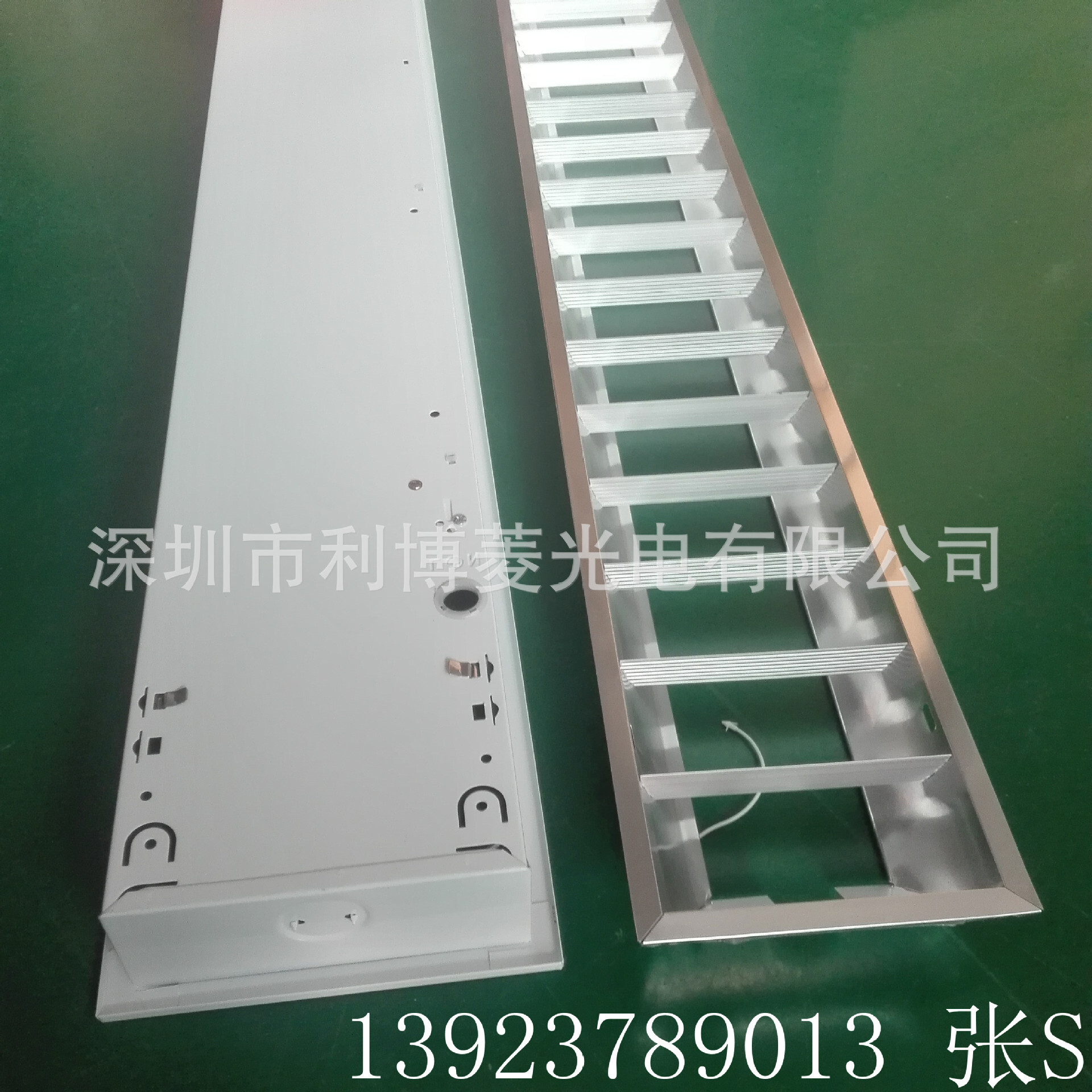 t8led embedded single-barrel lamp, plant 18W-barrel light plate, emergency led light plate shell package