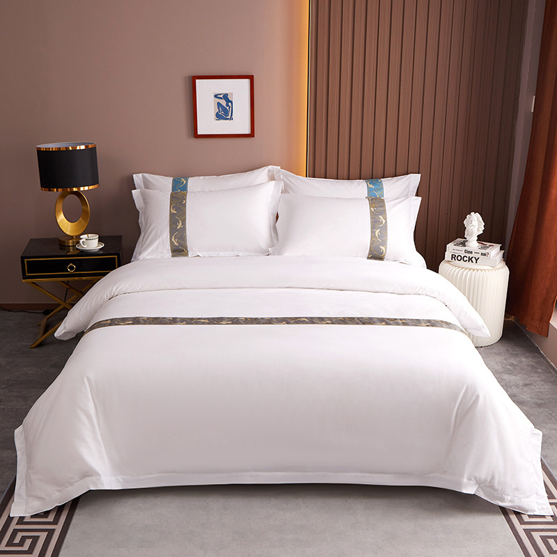 Five-star hotel bed supplies, pure cotton, four sets of 60 people's accommodations.