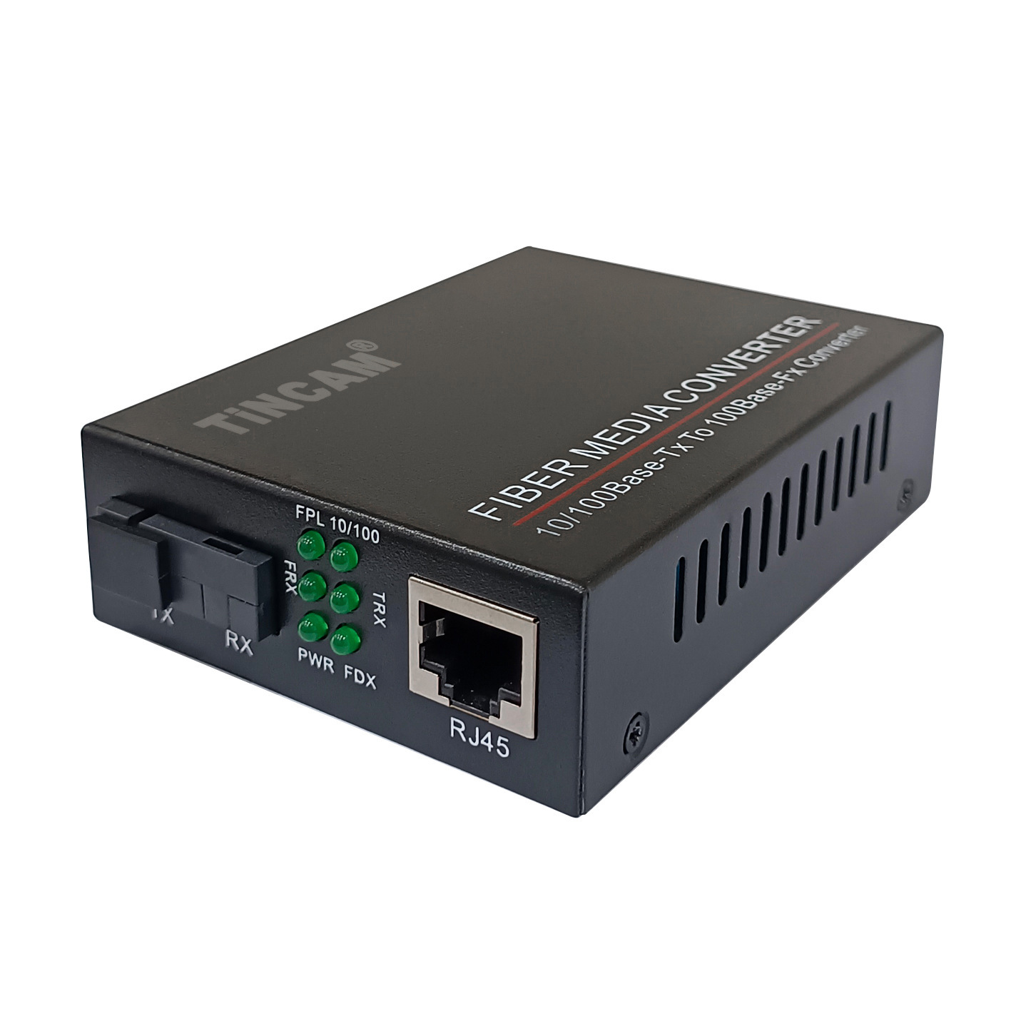 100 M1-ray 1 fibre-optic transceiver monitors the network ' s high-speed transmission PV switcher external power supply