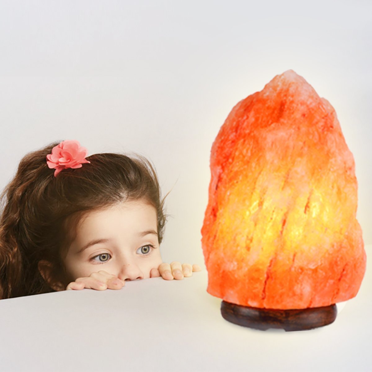 The factory distributes Himalayas salt lamps, crystal salt lamps, gift lamps, bedroom headlights, night stand lights.