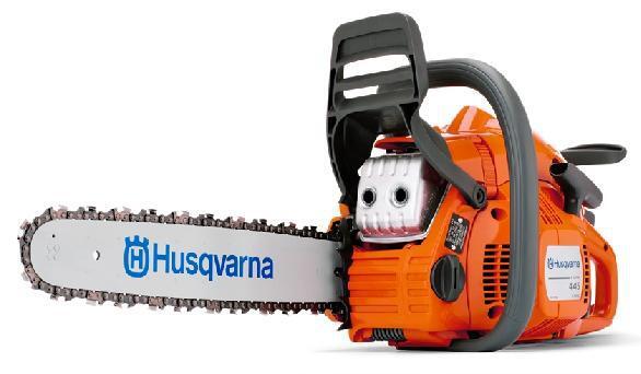 Huswater 445II, 16 inches of petrol sawn to the world.