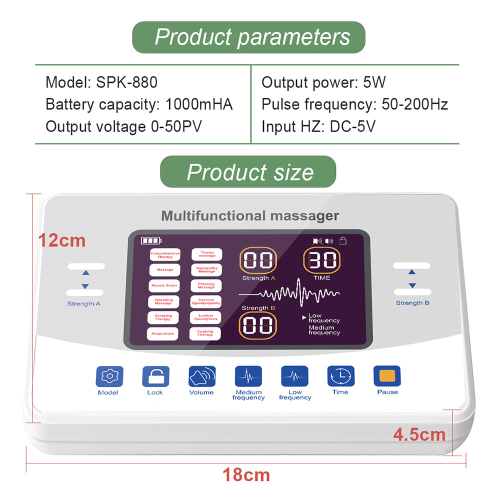 외국 무역 뜨겁 무역 낮 빈도 맥박 massager 근육 자극자 근육 부상 rehabilitation 치료