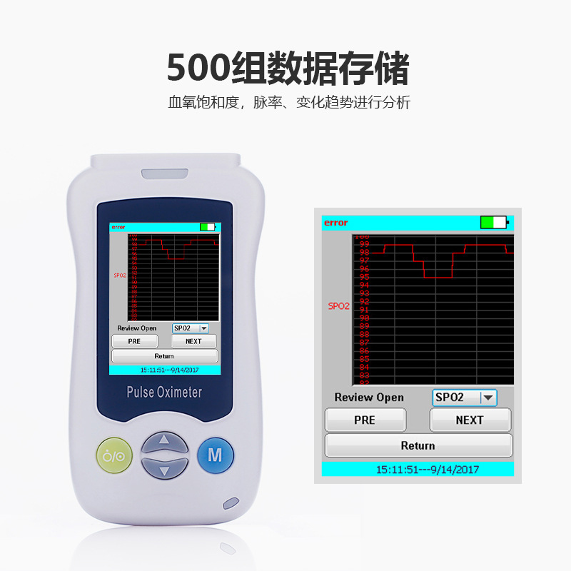 Cross-border hand-held blood oxidizer adult blood saturation monitor for newborn children