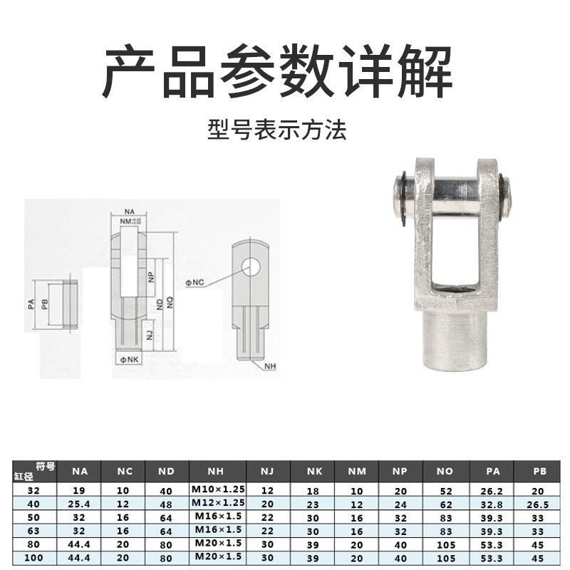 SC/MAL Standard cylinder Y contact Y-32/40/50/63/80/100/125/160 Annex