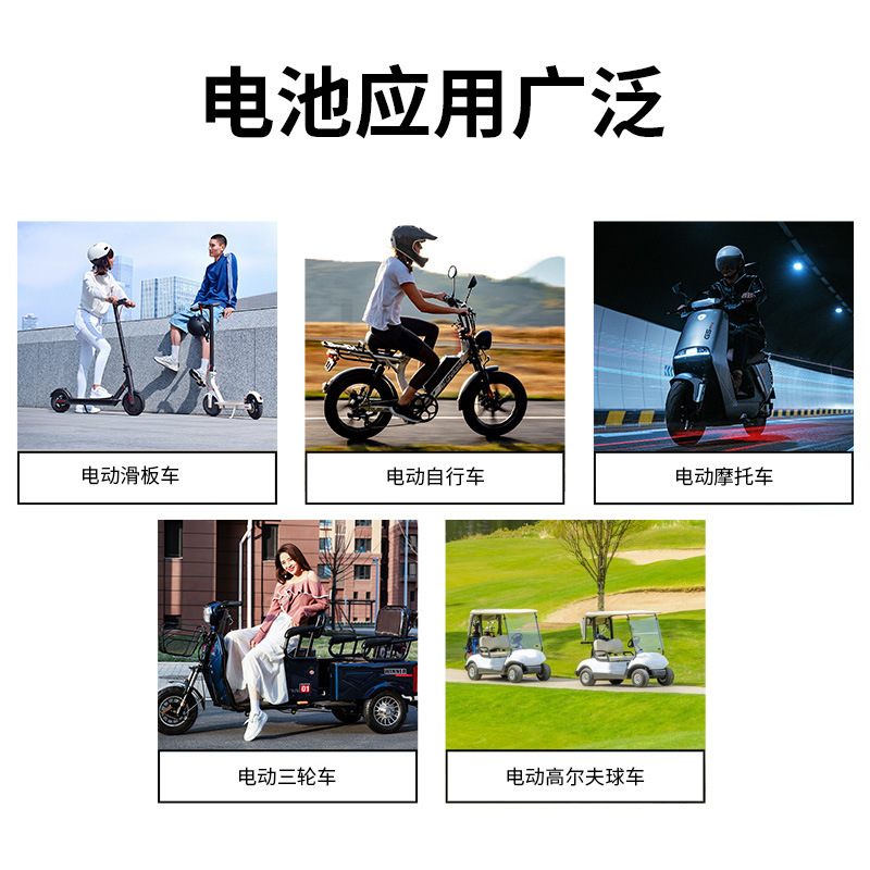 定製電動車電池36V48V電動山地車自行車海龍款大容量動力鋰電池