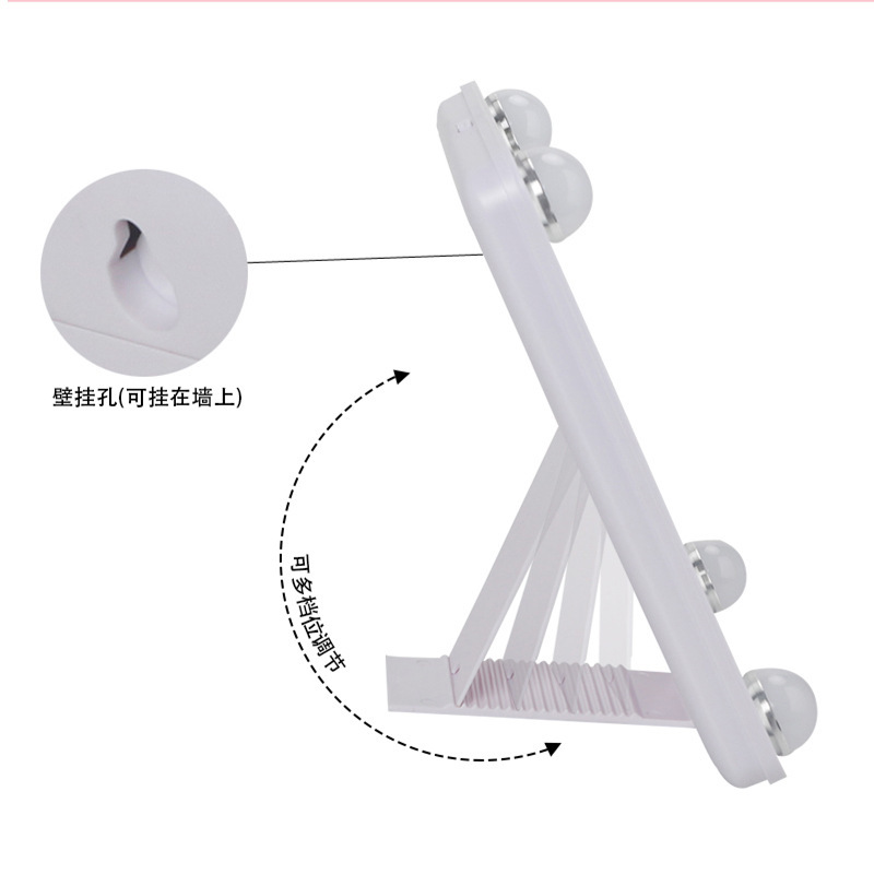 The factory's Kevin LED smart makeup mirror, three types of cool light, and a combination of light, four bulb-light frames.